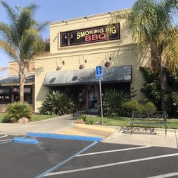 Exterior outside entrance of Smoking Pig BBQ - Lunch - Fremont, California Exterior outside entrance of Smoking Pig BBQ - Lunch - Fremont, California