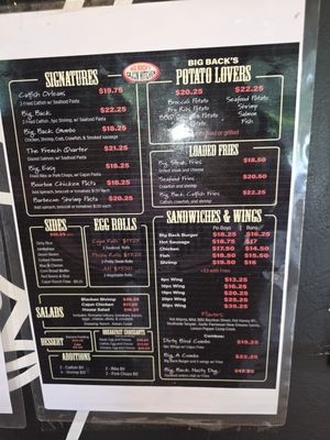 Menu photo 1 Big Back's Cajun Kitchen Atlanta, GA Menu photo 1 Big Back's Cajun Kitchen Atlanta, GA