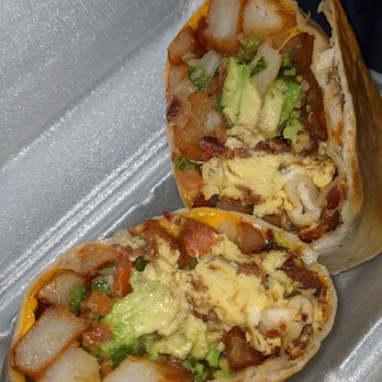 Erica's Cafe - Bacon avacodo burrito - Breakfast & Brunch Near Me - Citrus Heights, California