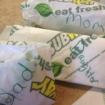 Subway - So cute! We were too hungry and forgot to take a pic before we devoured our sandwiches. - Sandwiches Near Me - Evergreen, Montana