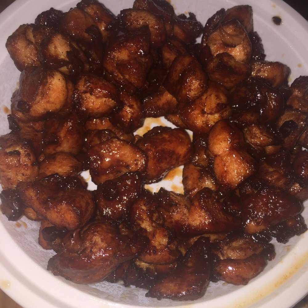 Panda Wok - This is what they call "honey chicken". - Chinese Near Me - Evans Mills, New York Panda Wok - This is what they call "honey chicken". - Chinese Near Me - Evans Mills, New York