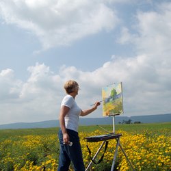 Trisha Adams Fine Art - Plein air painting in Virginia.