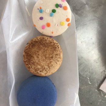Ba Mien Bistro - French macaroons (Birthday Cake Macaron,Tiramisu Macaron,Blueberry Macaron) - Vietnamese Near Me - Houston, Texas