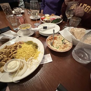 Cedar Palace - Chicken Sharwarma Dinner Plate and Hummus - Lebanese Near Me - Chicago, Illinois Cedar Palace - Chicken Sharwarma Dinner Plate and Hummus - Lebanese Near Me - Chicago, Illinois