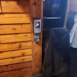 Texas Roadhouse - Sanitizer station