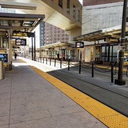 Light Rail Central Station - Platforms at Central Station St. Paul