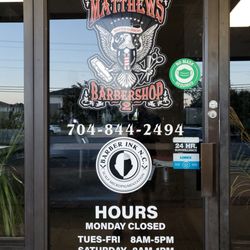 Matthews Barber Shop 2 - NOTE: Hours as of September 2023