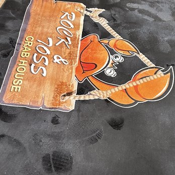 Rock & Toss Crab House - crab and lobster sign - Seafood Near Me - Nottingham, Maryland