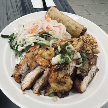Jiam’s - BBQ Combo with vermicelli (requested no pork and beef) - Laotian Near Me - Oakland, California Jiam’s - BBQ Combo with vermicelli (requested no pork and beef) - Laotian Near Me - Oakland, California