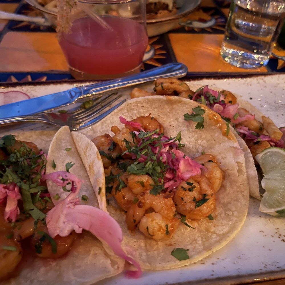 Alma Restaurant - Shrimp Tacos. Shrimps are tender and juicy. - Mexican Near Me - Brooklyn, New York