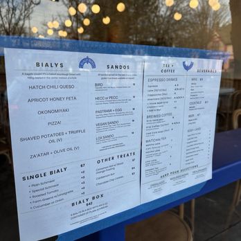 Bialy Bird - Menu - Bagels Near Me - Portland, Oregon Bialy Bird - Menu - Bagels Near Me - Portland, Oregon