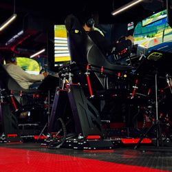 World of Racing - Follow the red path to your sim. The top of the line equipment, to give the most immersive and realistic experience out there.