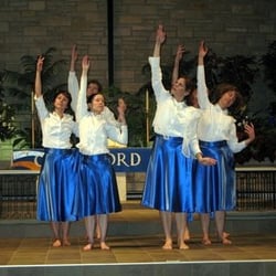 Fort Wayne Dance Collective - Adult modern dance class rehearse for "Rejoice."