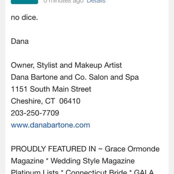 Dana Bartone and Company - Proof. - Hair Salons Near Me - Cheshire, Connecticut