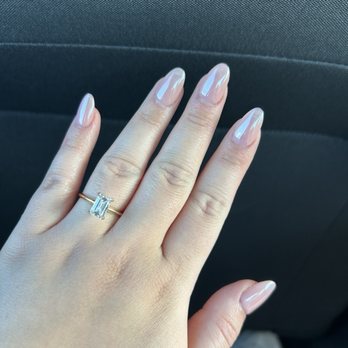 Rose Couture Nail Bar - Fairview - Gel x - Pink nude with pearl chrome - Nail Salons Near Me - Fairview, Texas Rose Couture Nail Bar - Fairview - Gel x - Pink nude with pearl chrome - Nail Salons Near Me - Fairview, Texas