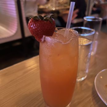 Thyme & Tonic - Strawberry fields cocktail - Cocktail Bars Near Me - New York, New York Thyme & Tonic - Strawberry fields cocktail - Cocktail Bars Near Me - New York, New York