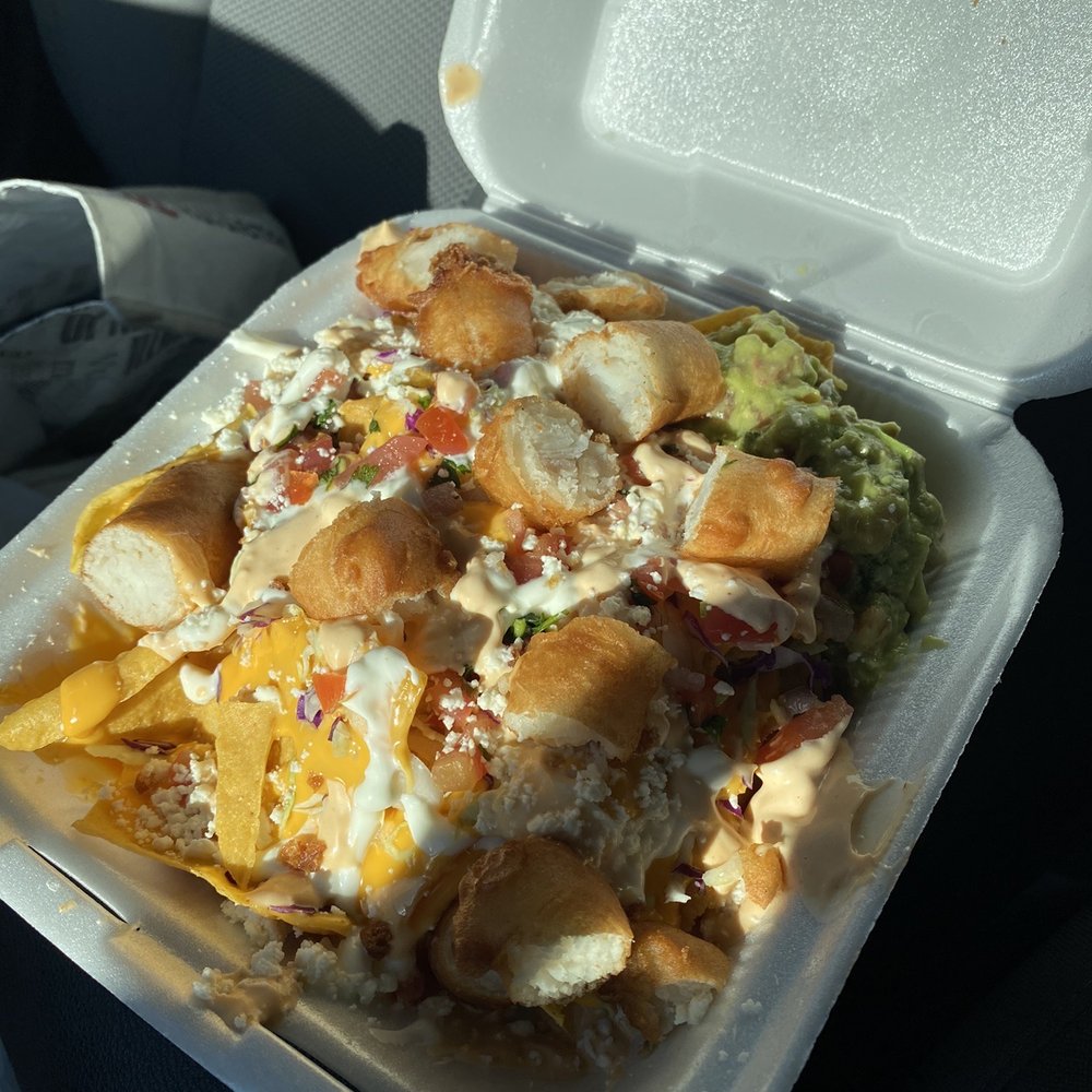 The Beach House - Homemade Loaded Nachos with Fried Fish - Mexican Near Me - Phoenix, Arizona The Beach House - Homemade Loaded Nachos with Fried Fish - Mexican Near Me - Phoenix, Arizona