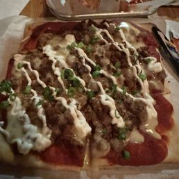 Chorizo flatbread Chorizo flatbread