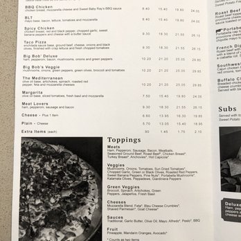 Big Bob's Pizza - Updated menu, page 2 - Pizza Near Me - Grand Rapids, Michigan