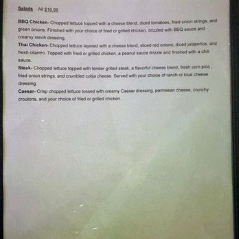 Shindigs - Menu 01/15/26 - American Near Me - Hauser, Idaho