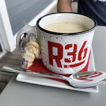 Red 36 - New England Clam Chowder - Seafood Near Me - Mystic, Connecticut Red 36 - New England Clam Chowder - Seafood Near Me - Mystic, Connecticut
