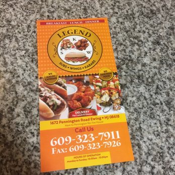 Legend Subs, Wings & Kababs - Takeout menu - Salad Near Me - Ewing Township, New Jersey Legend Subs, Wings & Kababs - Takeout menu - Salad Near Me - Ewing Township, New Jersey