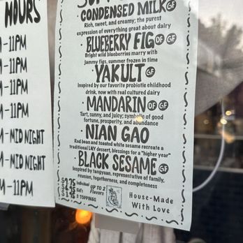 626 Ice Cream - APRIL 2026 - Flavors - Ice Cream & Frozen Yogurt Near Me - Arcadia, California