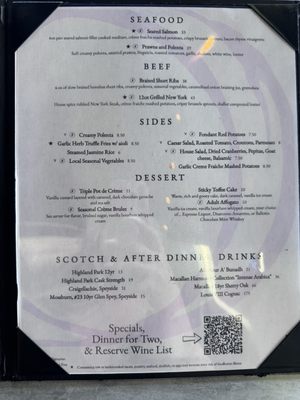 Menu photo 2 Back Bistro Folsom, CA Menu photo 2 Back Bistro Folsom, CA