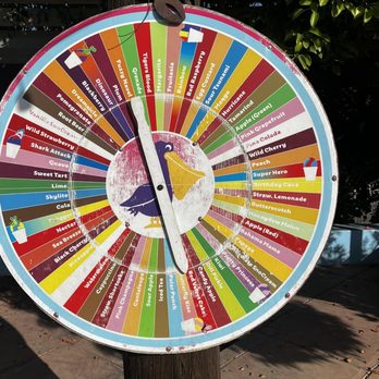 Pelican's Snoballs - The wheel of flavor - Shaved Ice Near Me - Clovis, California Pelican's Snoballs - The wheel of flavor - Shaved Ice Near Me - Clovis, California