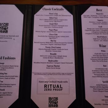 The Whiskey Exchange - Drink menu - Bars Near Me - St. Petersburg, Florida