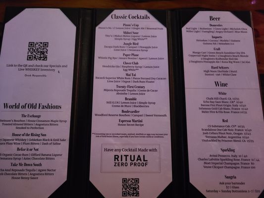 Menu photo 2 The Whiskey Exchange St. Petersburg, FL