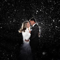 Moments in Digital Photography - Winter wedding at Purcell Mountain Lodge in Golden BC.