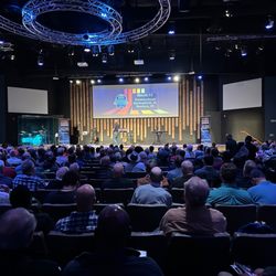 Calvary Life Family Worship Center - Worship area. 650 people i