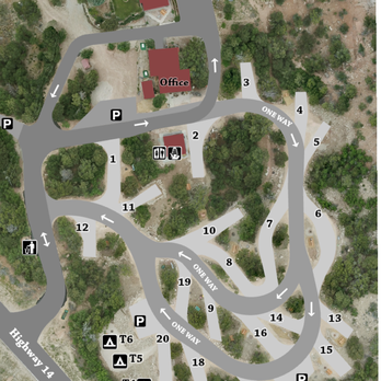 Cedar Canyon Retreat - Cedar Canyon Retreat Site Map - RV Parks Near Me - Cedar City, Utah