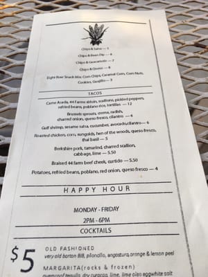 Menu photo 8 Eight Row Flint Houston, TX