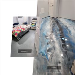 Ryan Amato Painting - They did a great job on our Epoxy floor