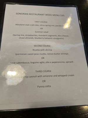 Menu photo 1 Caffe Torino Tucson, AZ