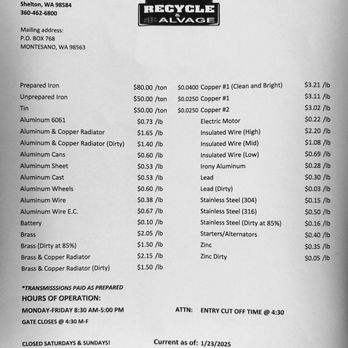 Pay More Recycle & Salvage - Recycling Center Near Me - Shelton, Washington Pay More Recycle & Salvage - Recycling Center Near Me - Shelton, Washington