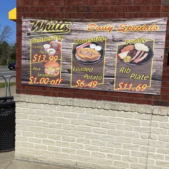 Whitt's Barbecue - Specials - Barbeque Near Me - Mount Juliet, Tennessee