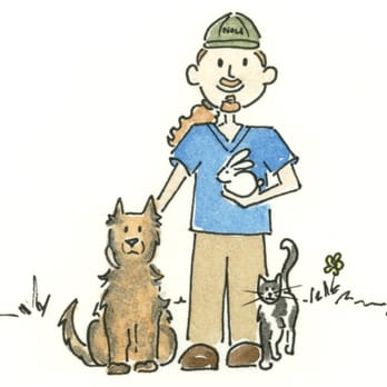 Treuting Veterinary House Calls - Dr. Mike and his dog Taj - Veterinarians Near Me Treuting Veterinary House Calls - Dr. Mike and his dog Taj - Veterinarians Near Me