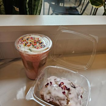 Childhood Cafe - Raspberry loaf with lemon glaze - Themed Cafes Near Me - Washington, DC, District of Columbia