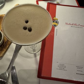 Underhills Crossing Restaurant - Espresso Martini - New American Near Me - Bronxville, New York