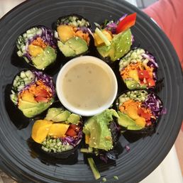 Nori Roll - Great! I loved the ginger sauce Nori Roll - Great! I loved the ginger sauce