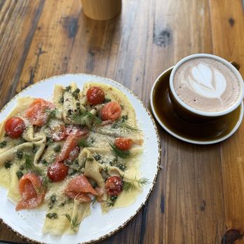 Fusion Kitchen - Crepes with salmon - Breakfast & Brunch Near Me - Los Angeles, California