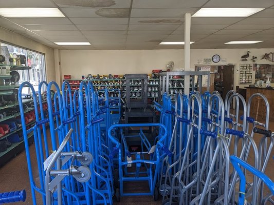 Trucks & Carts - Below is a sampling of some of the brands we represent. Please give us a call if you have any questions: 1-800-933-2269. Visit us in person for updated inventory! Trucks & Carts - Below is a sampling of some of the brands we represent. Please give us a call if you have any questions: 1-800-933-2269. Visit us in person for updated inventory!