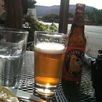 Rocking V Cafe - Chasing Tail Golden Ale to wash down some fabulous cat fish tacos - New American Near Me - Kanab, Utah Rocking V Cafe - Chasing Tail Golden Ale to wash down some fabulous cat fish tacos - New American Near Me - Kanab, Utah
