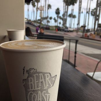 Bear Coast Coffee - Bar stool style seating on some of the outside seating which has a beautiful view. - Coffee & Tea Near Me - San Clemente, California