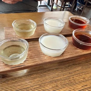Momo Mee - Sake flight - Pan Asian Near Me - Milwaukee, Wisconsin Momo Mee - Sake flight - Pan Asian Near Me - Milwaukee, Wisconsin