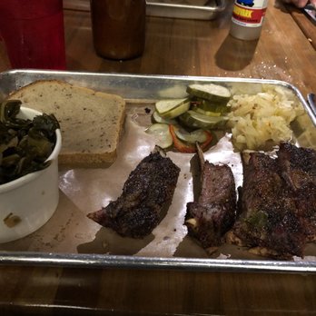 Mabel's BBQ - Lamb ribs and hot greens - Barbeque Near Me - Cleveland, Ohio