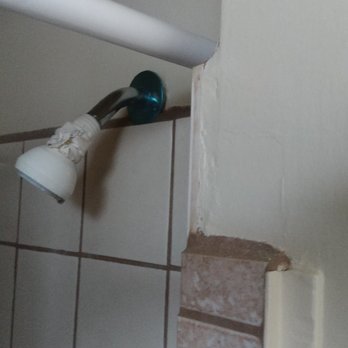 La Crescenta Motel - Gross tape on shower head - Hotels Near Me - La Crescenta, California La Crescenta Motel - Gross tape on shower head - Hotels Near Me - La Crescenta, California